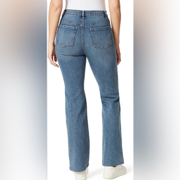 Slimming Look Boot Cut Stretch Jeans Womens Plus Size 18W Gloria Vanderbilt - Picture 3 of 11